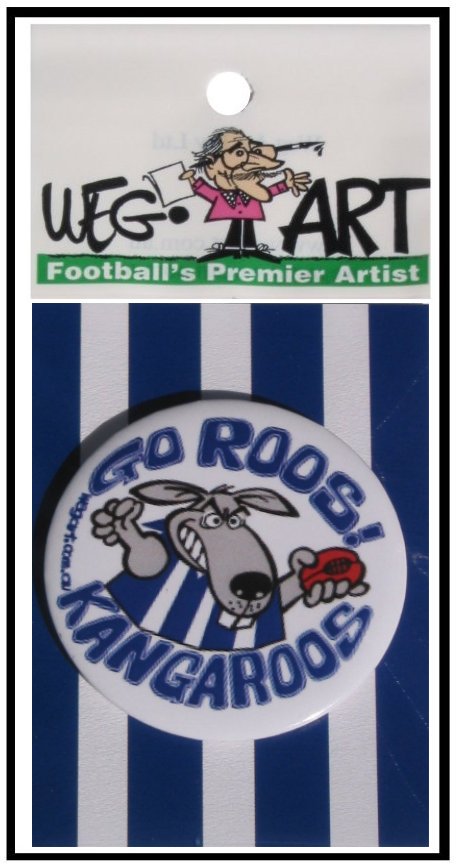 Roos 55mm Button Badge FREE POSTAGE